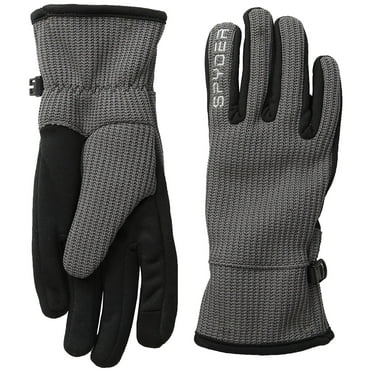 Spyder señores Fleece guante Bandit Stryke Glove con Touch gris negro